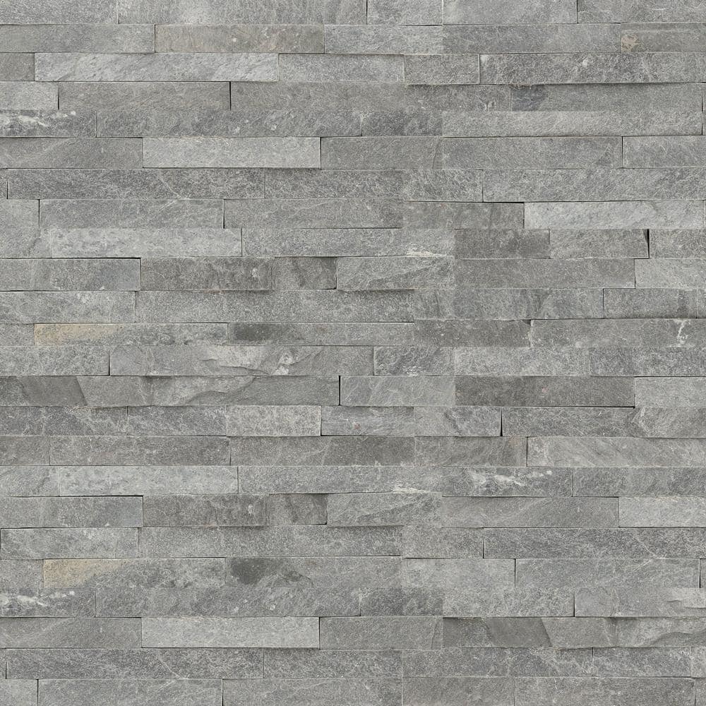 Take Home Sample - Salvador Gray Ledger Panel 6 in. x 6 in. Textured ...