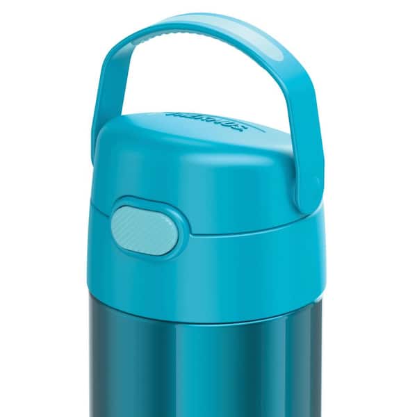 Thermos FUNtainer 12 oz. Teal Stainless Steel Vacuum-Insulated Water Bottle  F4100TL6 - The Home Depot