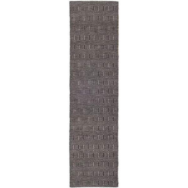 SAFAVIEH Southampton Black 2 ft. x 8 ft. Geometric Runner Rug