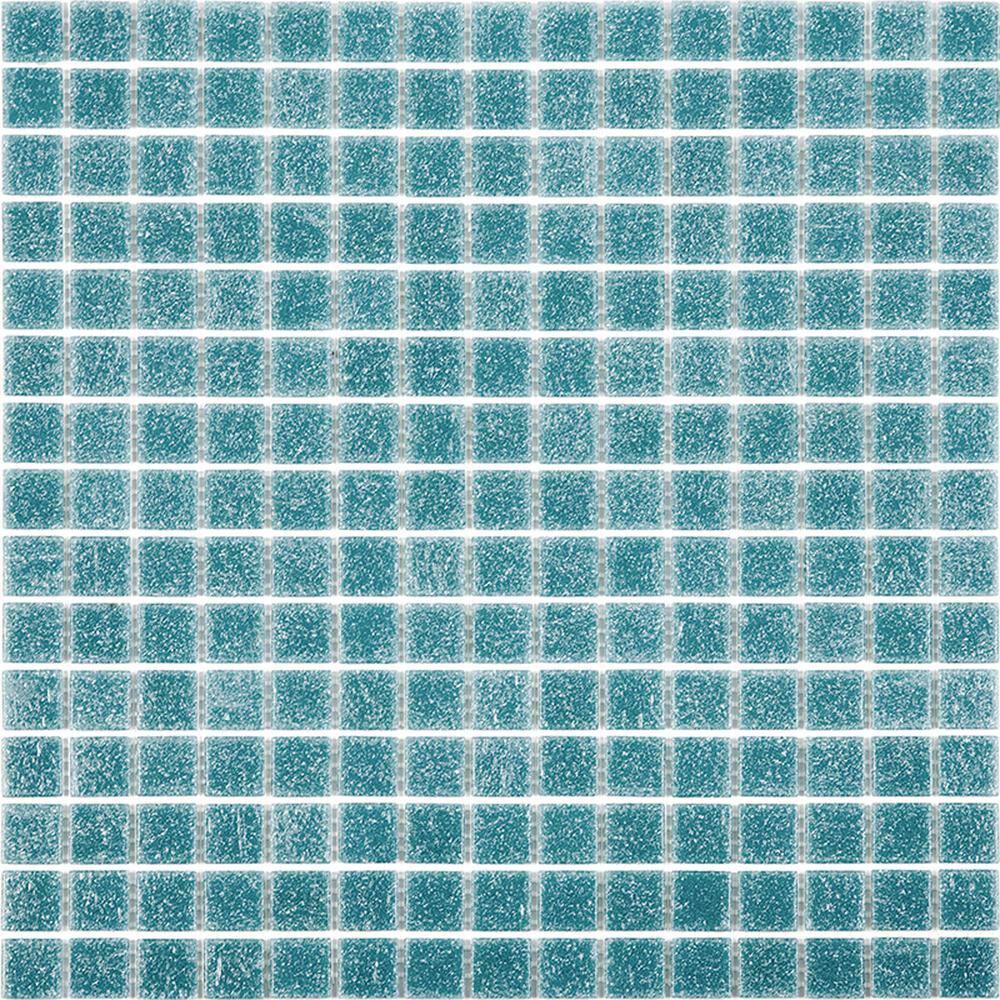 Dune 4 in. x 6 in. Glossy Blue-Green Glass Mosaic Uniform square Wall & Floor Sample Tile (0.13 sq. ft./Piece) (1-Pack) price history on PriceWatchPro