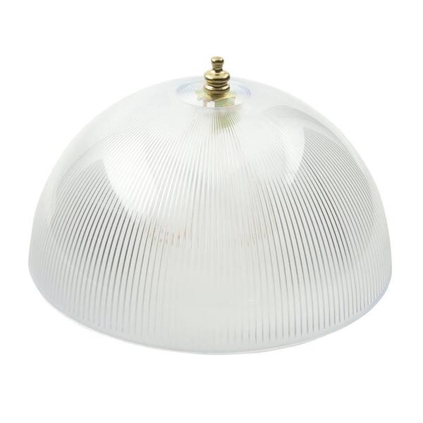 Acrylic Prismatic Dome Clip On Shade, Clip On Shades For Ceiling Light Bulbs