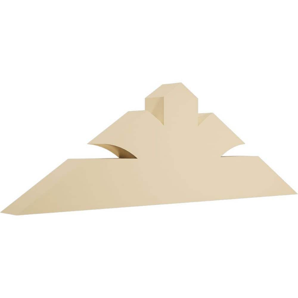 Ekena Millwork 48 in. W x 16 in. H x 4 in. D x 6 in. F, 8/12 Pitch ...