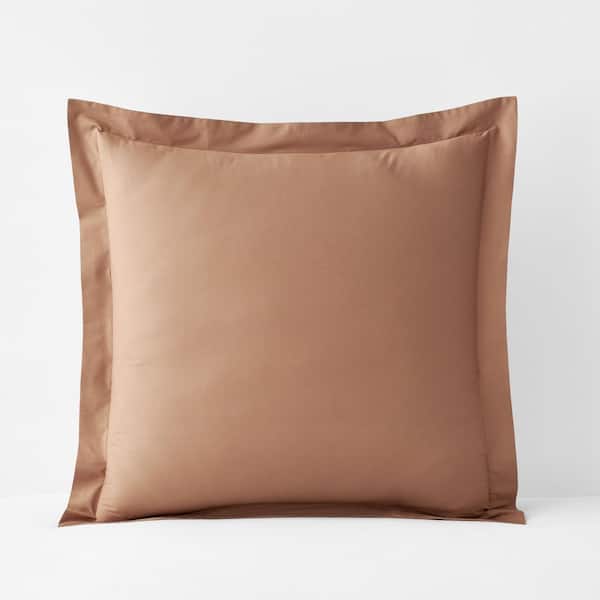The Company Store Company Cotton Percale Clay Cotton Euro Sham