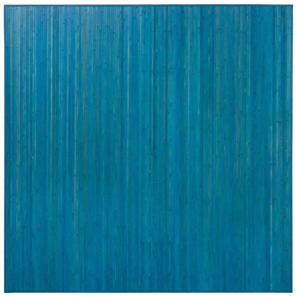 Bamboo Zhuzi Blue 8 ft. x 8 ft. Square Area Rug price history on PriceWatchPro