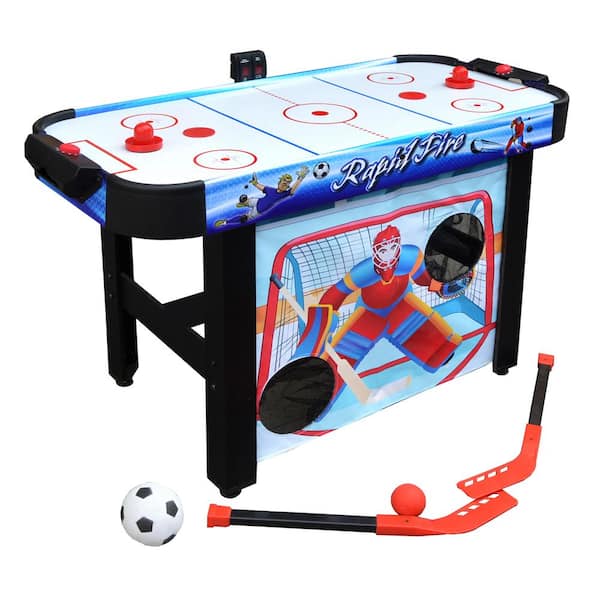 Hathaway Rapid Fire 42 in. 3-in-1 Air Hockey Multi-Game Table