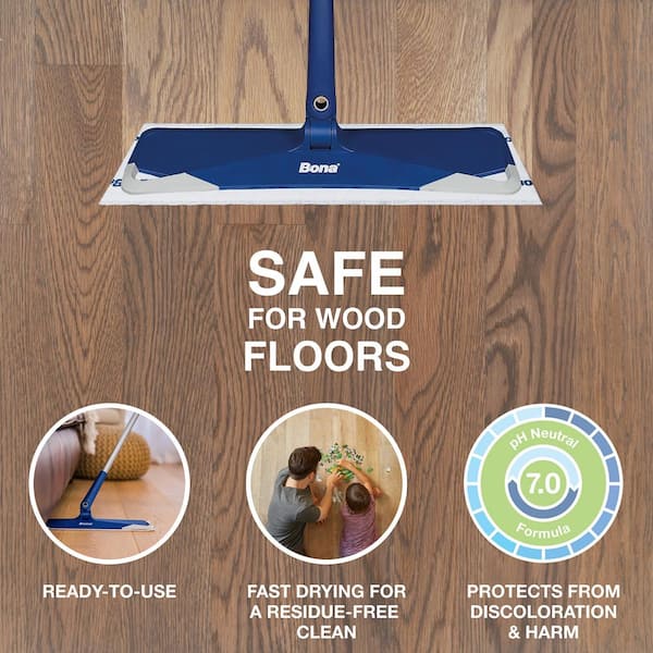 Hardwood Floor Wet Cleaning Pads (12-Pack)