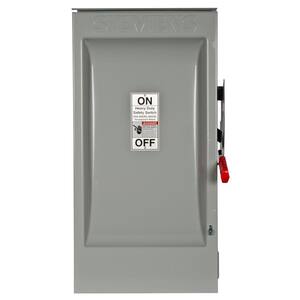 Heavy Duty 200 Amp 600-Volt 3-Pole Outdoor Fusible Safety Switch with Neutral