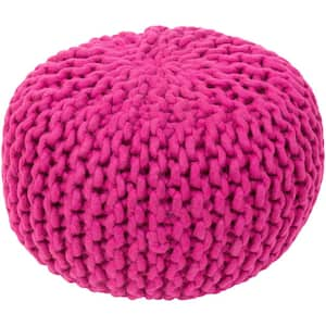 Ahanu Fuchsia Accent Pouf