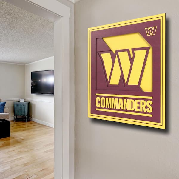 YouTheFan NFL Washington Commanders Fan Cave Decorative Sign 1903752 - The  Home Depot