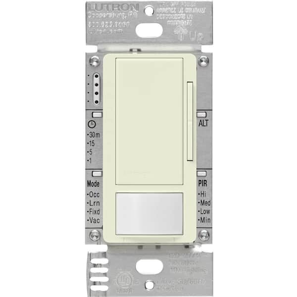 Maestro 0-10 Volt Dimmer Sensor Switch, 8A/120-277 Volt, Single-Pole/3-Way, Beige (MS-Z101-BI)