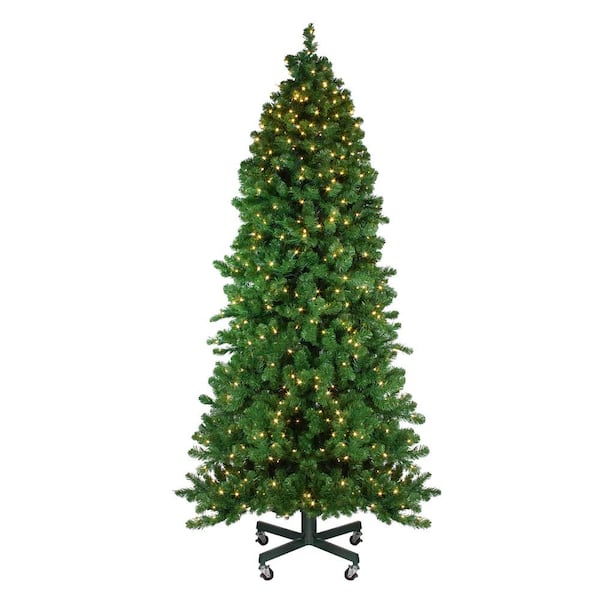 Northlight 7 5 Ft Pre Lit Olympia Pine Artificial Christmas Tree Warm White Led Lights 32628711 The Home Depot