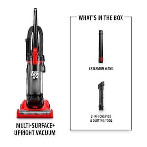 Multi-Surface+, Bagless, Corded, Washable Filter, Upright Vacuum Cleaner for Carpet & Hard Floor Cleaning, Red, UD76200V