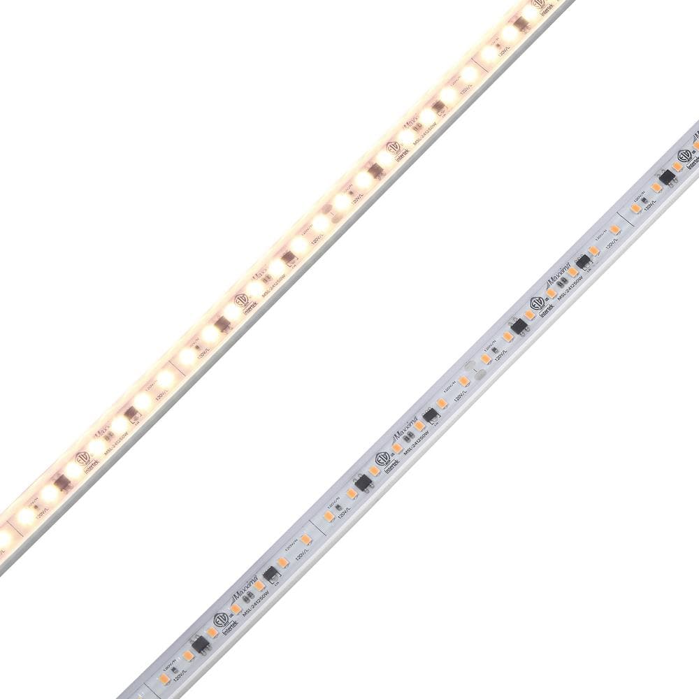 Maxxima 24" White PVC LED Under Cabinet Strip Light