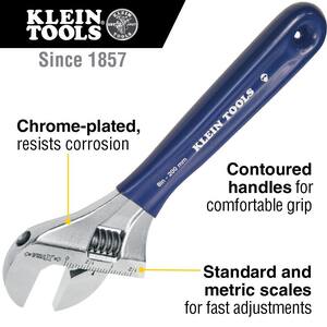 1-1/2 in. Extra Wide Jaw Adjustable Wrench