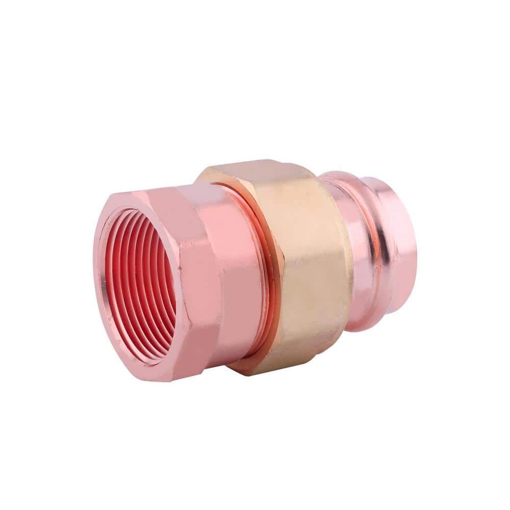 1 in. x 1 in. Copper Press Female Union Press Fit x FNPT price history on PriceWatchPro