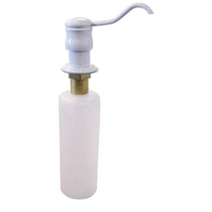 Dynasty Kitchen Sink Deck Mount Liquid Soap/Lotion Dispenser with Refillable 12 oz Bottle, Polished Chrome