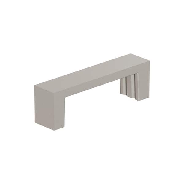 Amerock Augment 3 in. Center-to-Center Modern Satin Nickel Bar Cabinet Pull