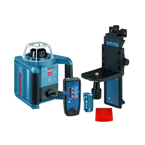 Bosch 1000 ft. Self Leveling Rotary Laser Level with Layout Beam Kit (6 Piece)