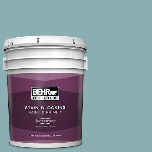 BEHR ULTRA 5 gal. #510F-4 Bon Voyage Extra Durable Eggshell Enamel Interior Paint & Primer