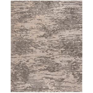 Meadow Gray 9 ft. x 12 ft. Gradient Abstract Area Rug