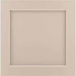 Leesburg 11 9/16-in. W x 3/4-in. D x 11 1/2-in. H in Painted Oat Cabinet Door Sample