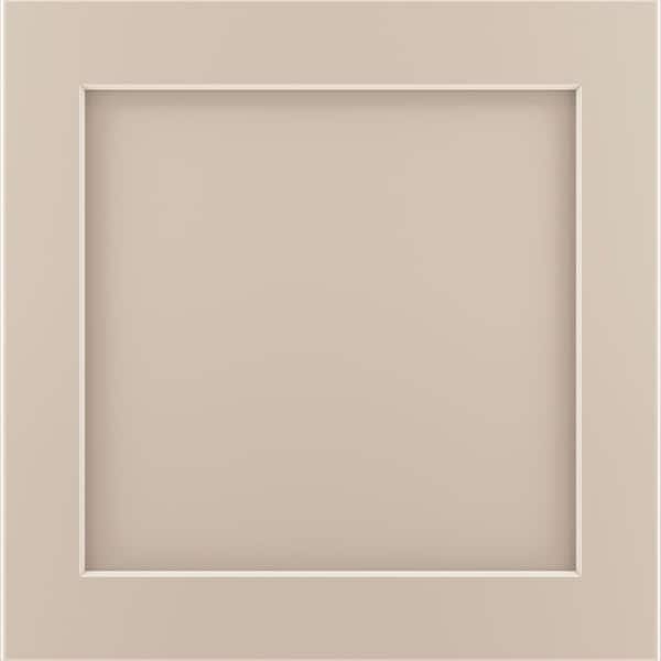 Leesburg 11 9/16-in. W x 3/4-in. D x 11 1/2-in. H in Painted Oat Cabinet Door Sample