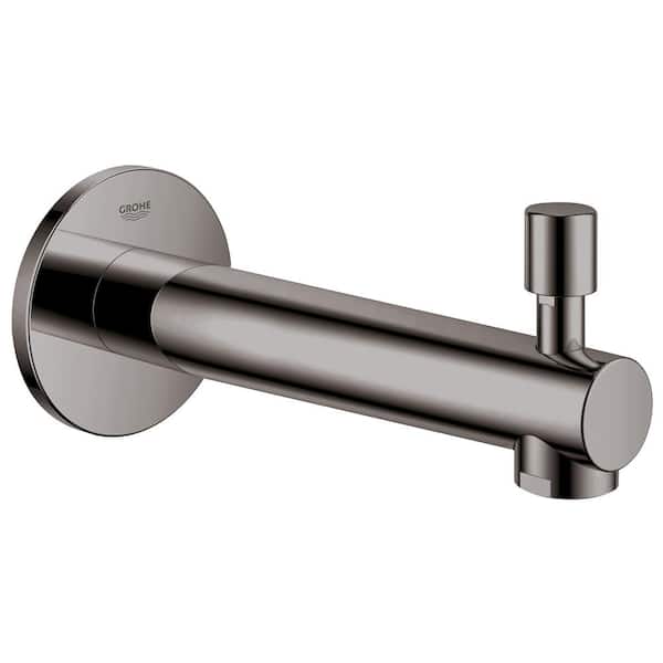 GROHE Concetto 6 in. Flow Control Tub Spout, Hard Graphite