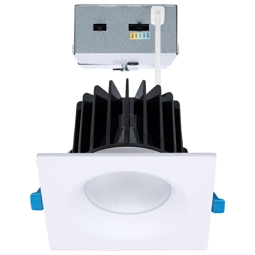 5 in. Adjustable CCT New Construction IC-Rated Dimmable Indoor Integrated LED Recessed Square Architectural Downlight price history on PriceWatchPro