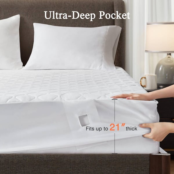 Beautyrest Cotton Deep Pocket King Heated Mattress Pad - image 5
