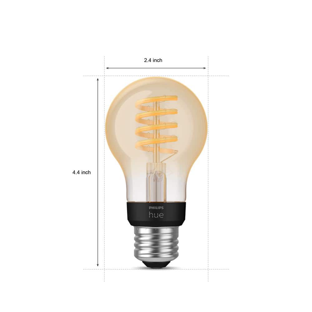 Philips Hue White Ambiance Dimmable Edison LED Bulb