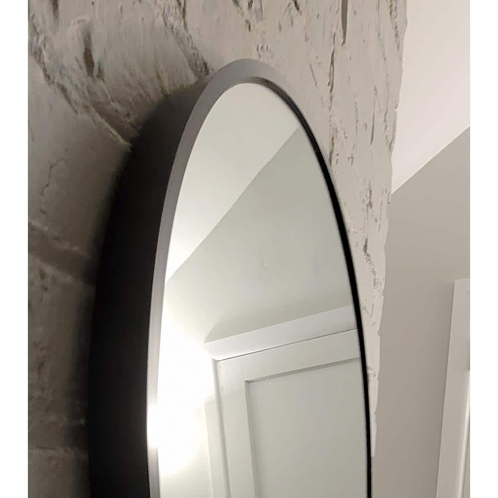 Elegant Silver Oval Vanity Bathroom Mirror 19.5" x 31"