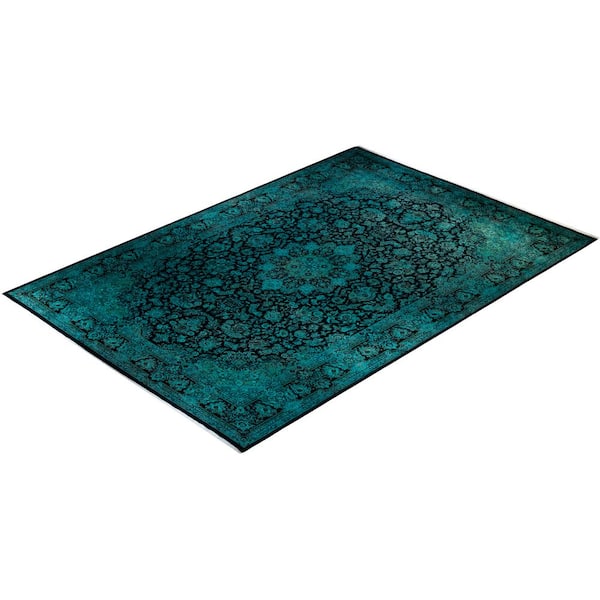 Fine Vibrance One-of-a-Kind Black - 18 ft. 3 in. x 12 ft. 1 in. Handmade Area Rug