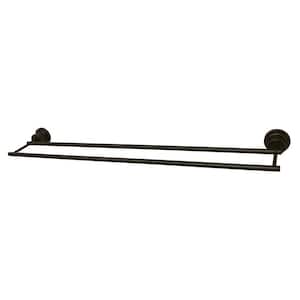 Concord 30 in. Wall Mount Dual Towel Bar in Oil Rubbed Bronze
