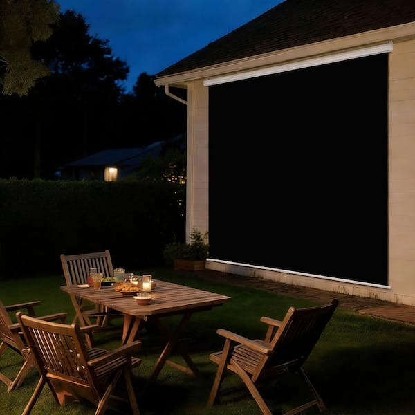 Manual Projector Screen, 120 in. 1:1 4K 1080 HD Retractable Pull Down Projector Screen, Wall Mounted Movie Projection