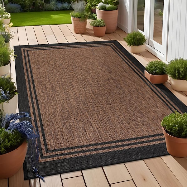 BRONZE East Shore OBI 88枚限定 LP 8balltown Beverly Rug 5 X 7 Gold Black Aloha Washable Bordered Indoor