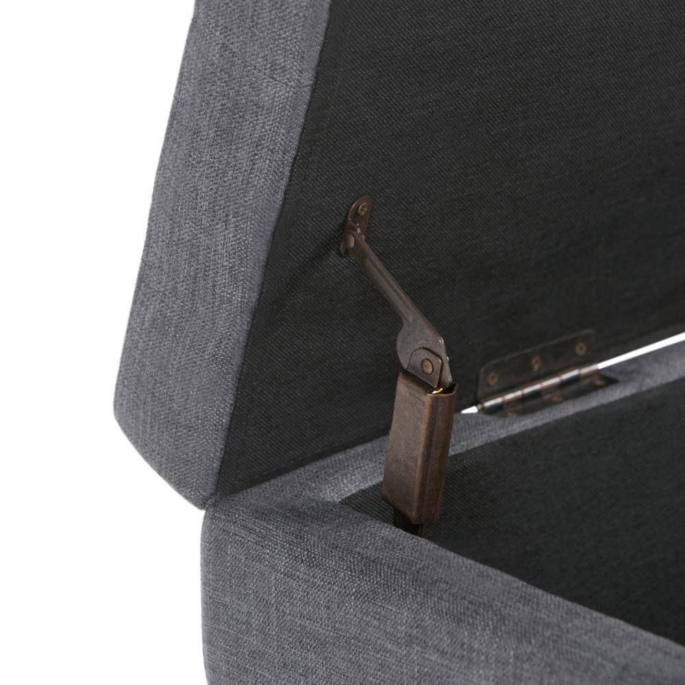 Castleford Tufted Footstool with Lift-Up Lid and Large Storage