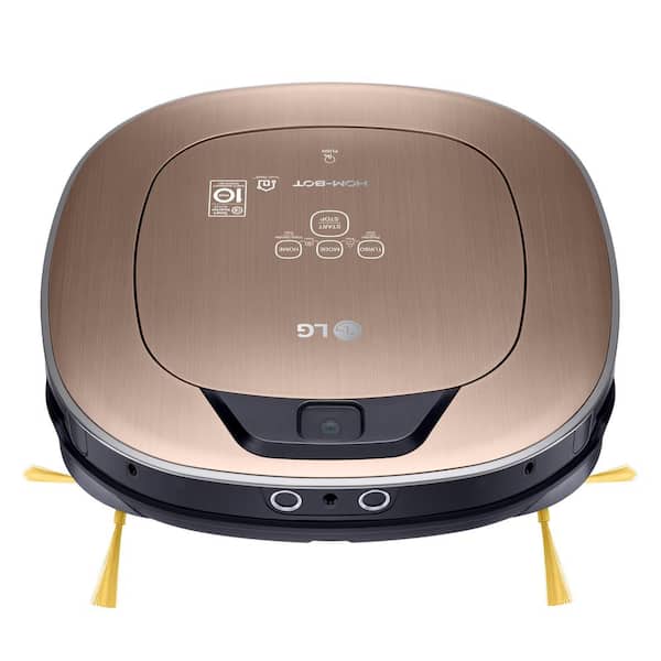 LG Hom-Bot Smart Robotic Vacuum Cleaner with WiFi Enabled in Metal Gold