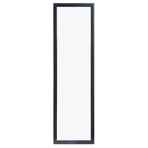 50 in. W x 14 in. H Large Rectangular PS Framed Explosion-Proof Wall Bathroom Vanity Mirror in Black
