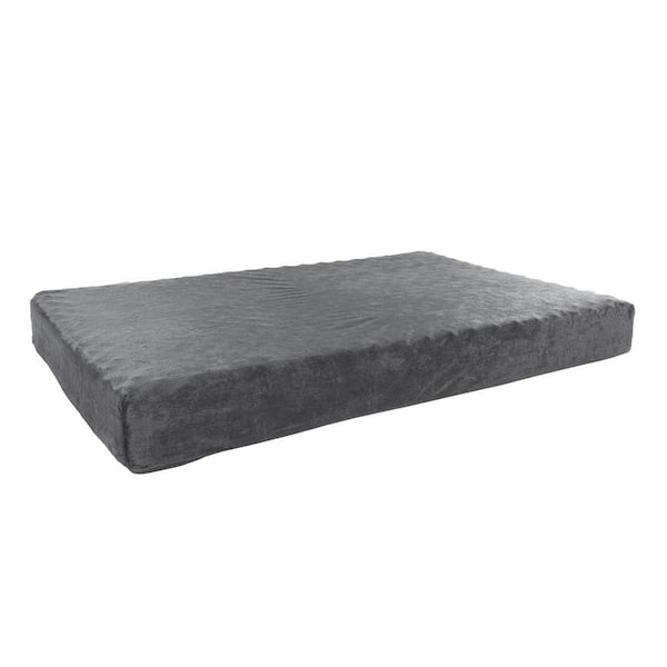 Petmaker Medium Gray Orthopedic Memory Foam Pet Bed W320187 - The Home ...