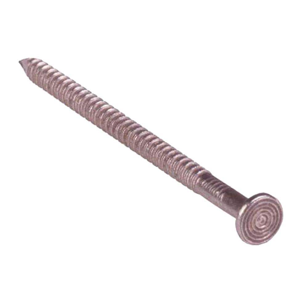 Buy Simpson Strong-Tie S6PTD5 Deck Nail, 6D, 2 in L, 304 Stainless Steel,  Bright, Full Round Head, Annular Ring Shank, 5 lb 6D