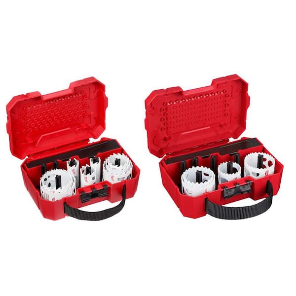 Hole Dozer Plumbers Carbide Hole Saw Set with Hole Dozer Bi-Metal Hole Saw Kit (20-Piece)