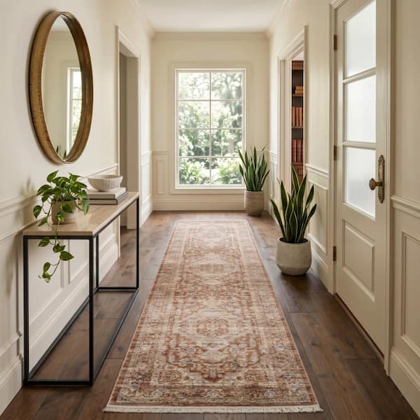 Albany Sand 3 ft. x 10 ft.  Oriental Runner Rug