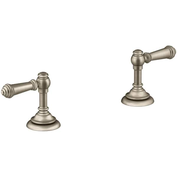 KOHLER Artifacts Bathroom Sink Lever Handles in Vibrant Brushed Bronze