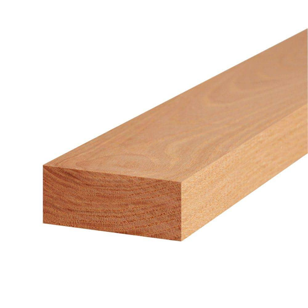 2 in. x 4 in. x 8 ft. Rough Cedar Lumber 144233 The Home Depot