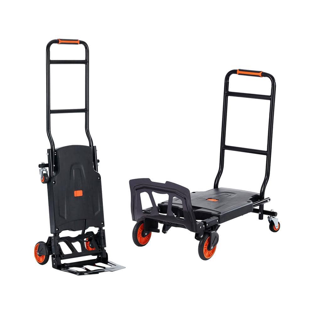 Aluminum Hand Truck, 2-in-1 Design, 300 lbs. Load Capacity, Heavy-Duty Industrial Convertible Folding Truck and Dolly price history on PriceWatchPro