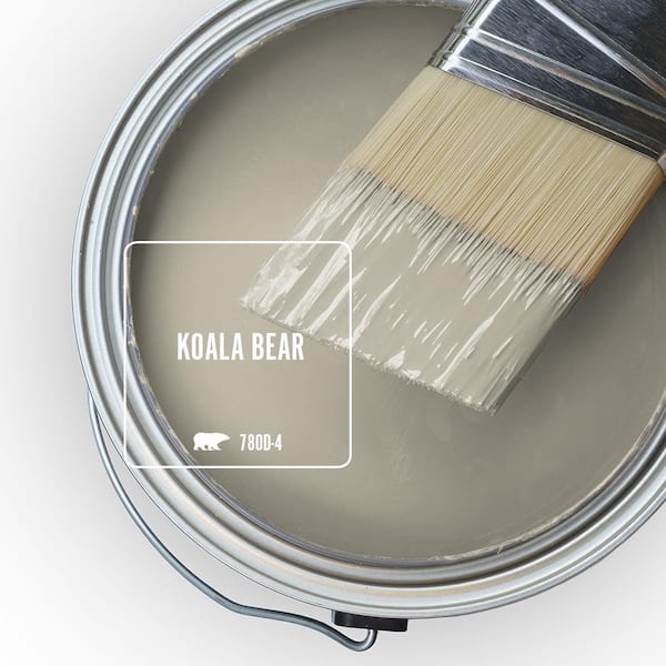 BEHR MARQUEE 1 qt. #780D-4 Koala Bear Semi-Gloss Enamel Interior Paint &  Primer 345404 - The Home Depot