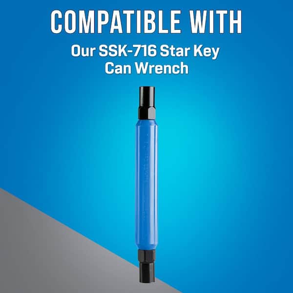 JONARD TOOLS Slam Lock Star Key for LK and LB Patterns SSK JONARD TOOLS Slam Lock Star Key for LK and LB Patterns SSK