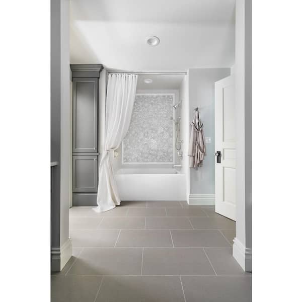 Shannon 60 in. Acrylic Rectangular Drop-in Whirlpool Bathtub in White