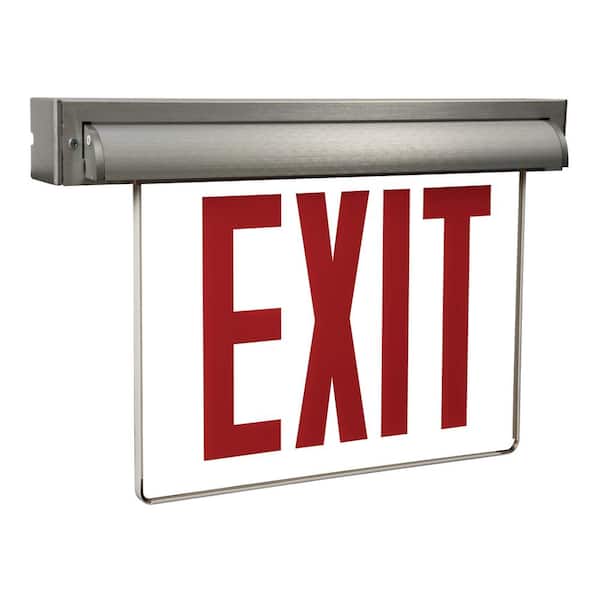 Atlite - Emergency Atlite Exit 1.1W Integrated LED Commercial Grade Self Powered Exit Sign with NiCad battery and Self-Diagnostics