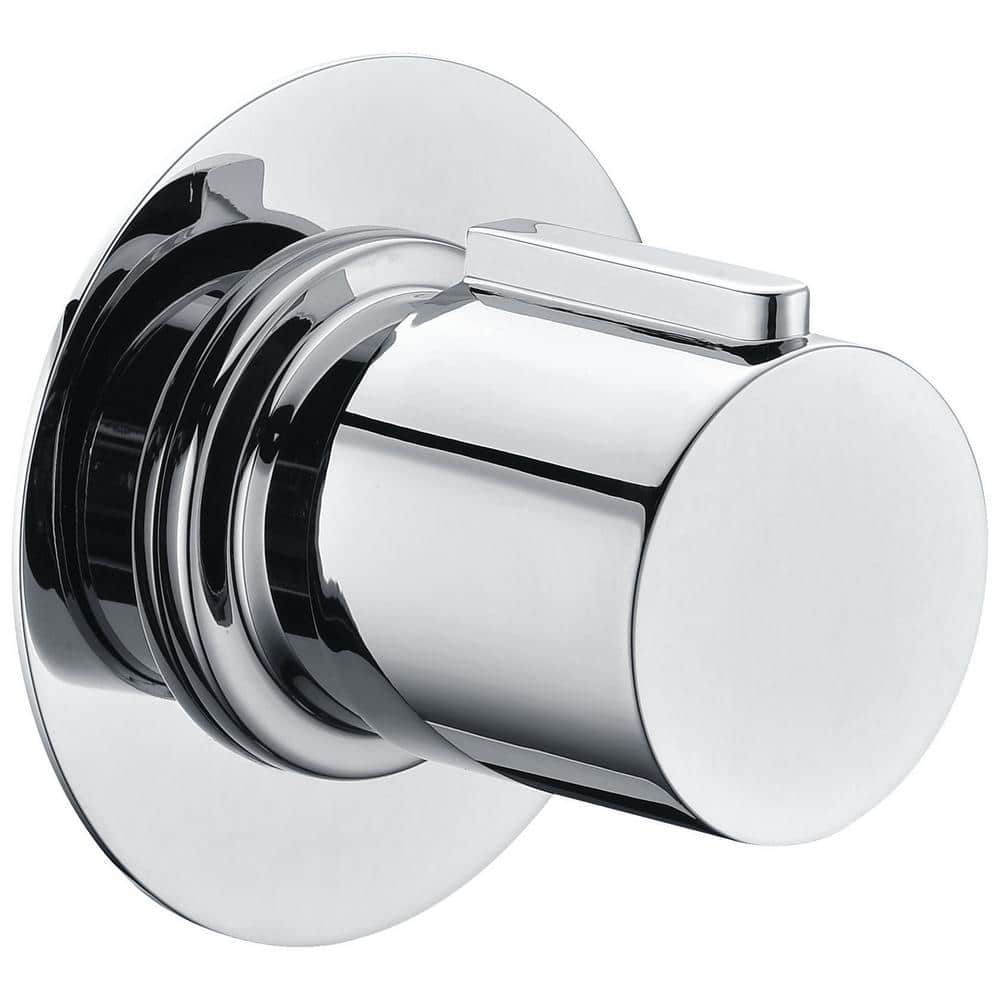 Polished Chrome Wall-Mounted Shower Diverter Knob